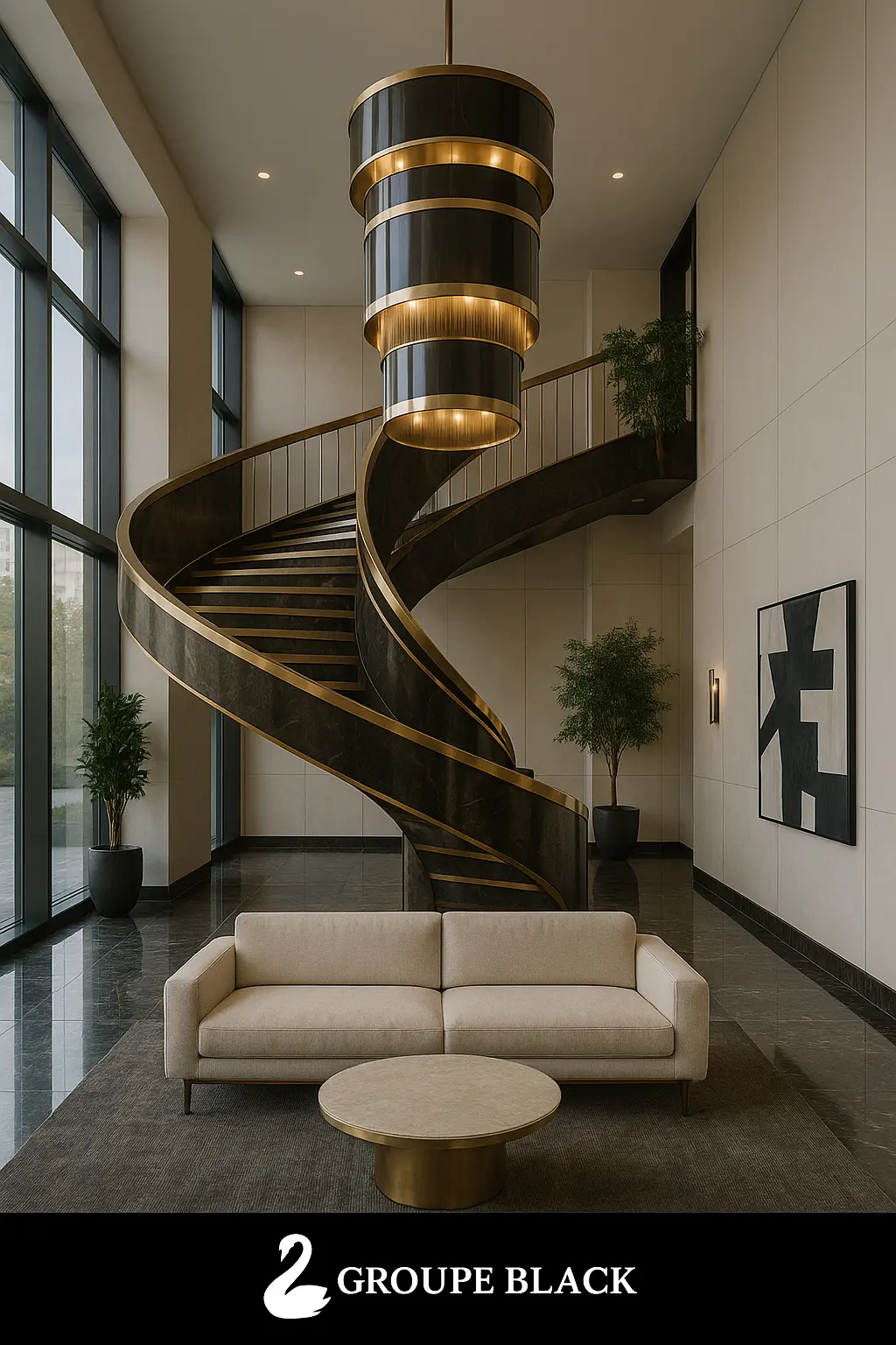 Intérieur immobilier haut de gamme — aperçu